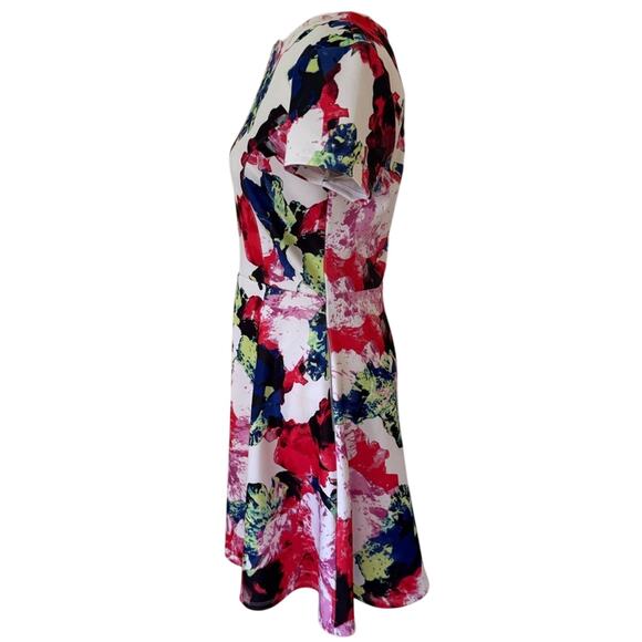 MILLY for DesigNation Floral Fit & Flare Dress - Picture 5 of 5